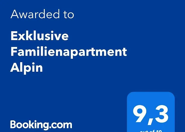 Apartmán Exklusive Familienapartment Alpin